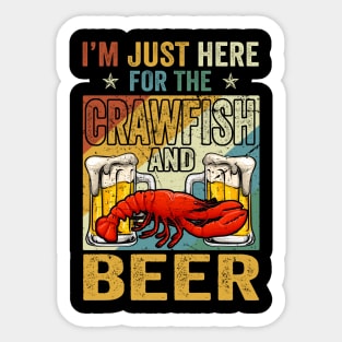 Crawfish And Beer Sticker